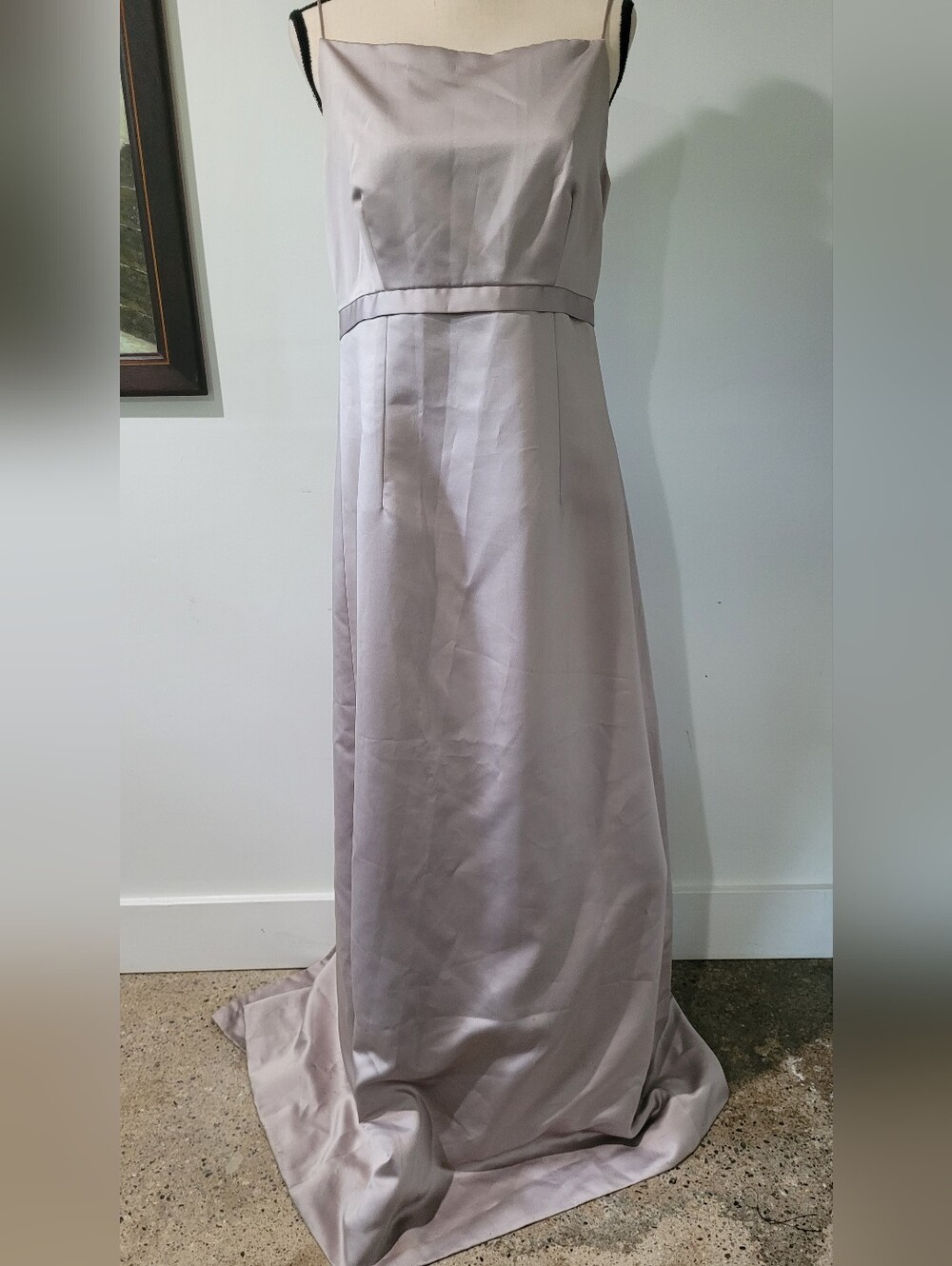 Vera Wang Light Lavender Floor-Length A-Line Dress bridesmaid Special Occasion